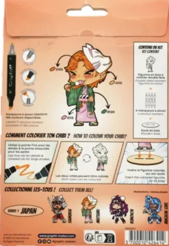 GRAPH'IT CHIBIS - KIT COLORIAGE FIGURINE - MATSURI