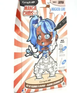 GRAPH'IT CHIBIS - KIT COLORIAGE FIGURINE - MAGICAL GIRL
