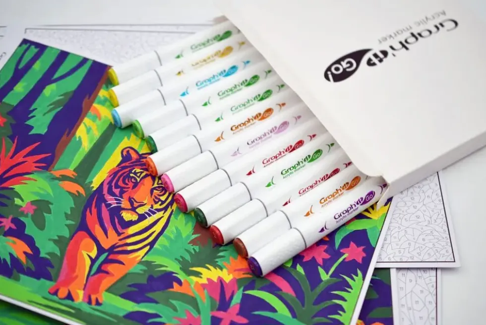 GRAPH'IT GO KIT COLORIAGE MYSTERE - AVENTURE TROPICALE