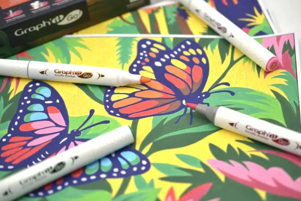 GRAPH'IT GO KIT COLORIAGE MYSTERE - AVENTURE TROPICALE