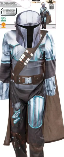 GREEN COLLECTION- DEGUISEMENT MANDALORIAN TAILLE5-6 ANS