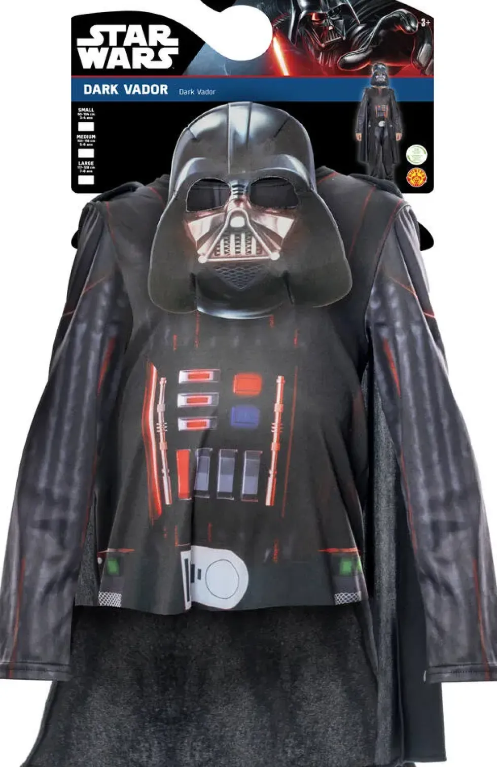 GREEN COLLECTION - DEGUISEMENT DARK VADOR TAILLE5-6 ANS