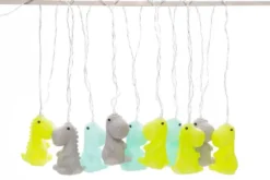 GUIRLANDE LUMINEUSE DINOSAURES VERTS