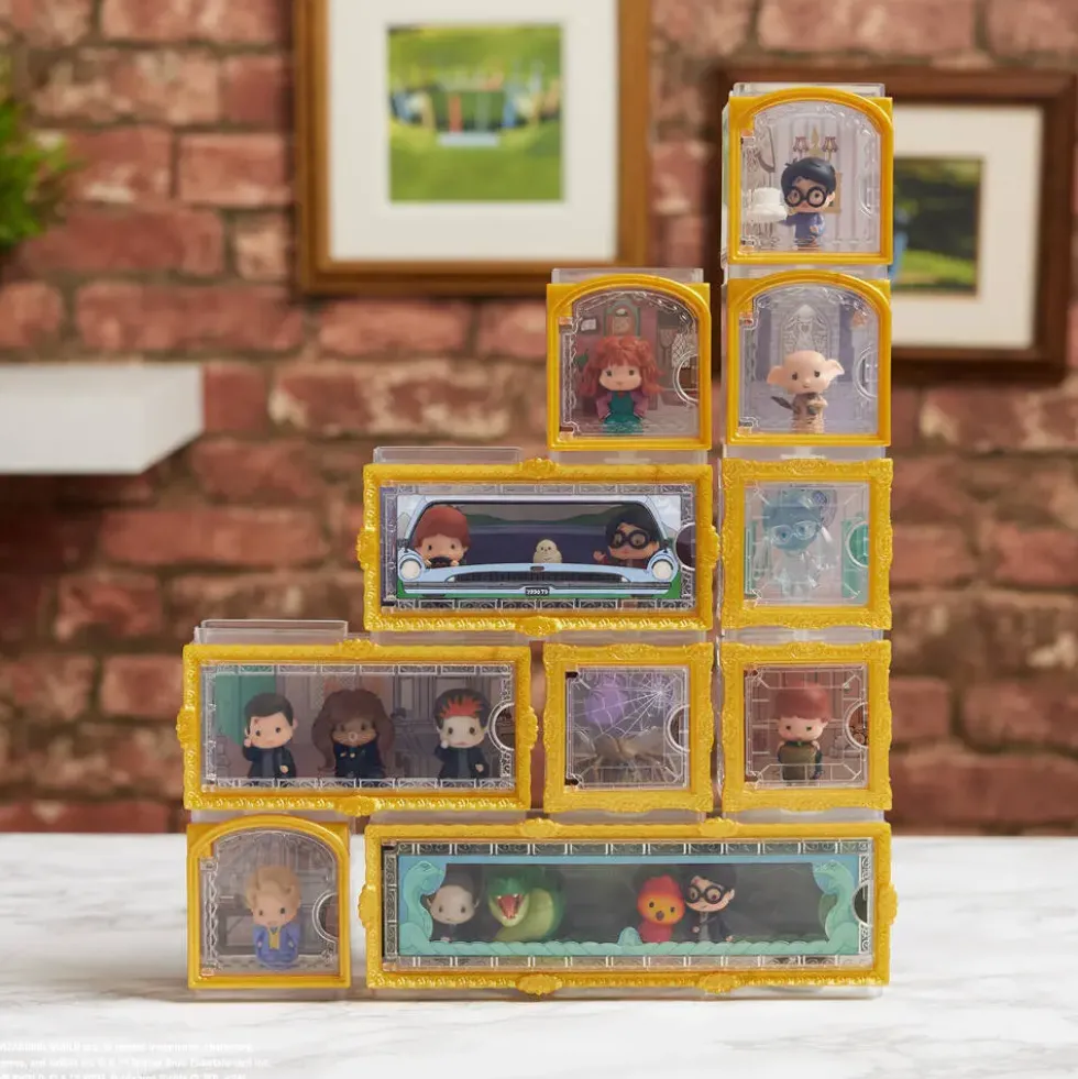 HARRY POTTER - MULTIPACK 3 FIGURINES VOITURE VOLANGE MOMENTS MAGIQUES WIZARDING