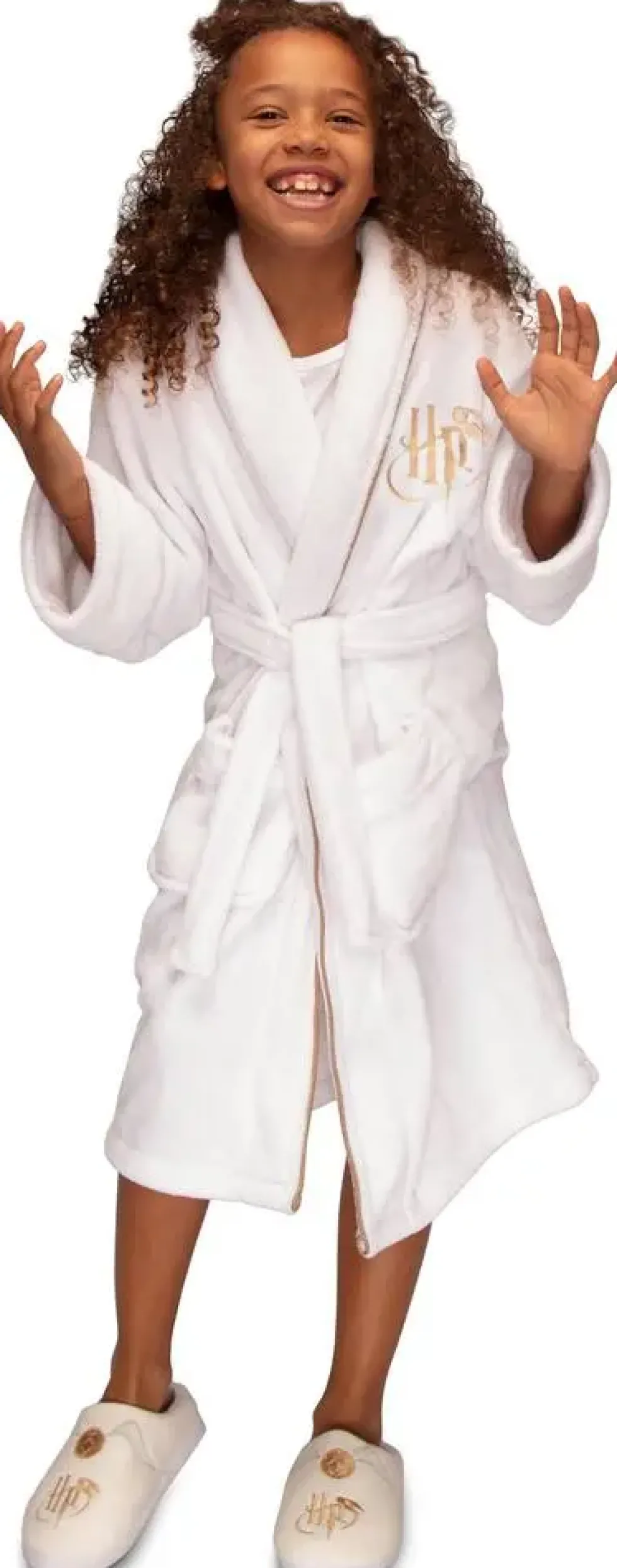 HARRY POTTER - PEIGNOIR VIF D'OR TAILLE M 7-9 ANS