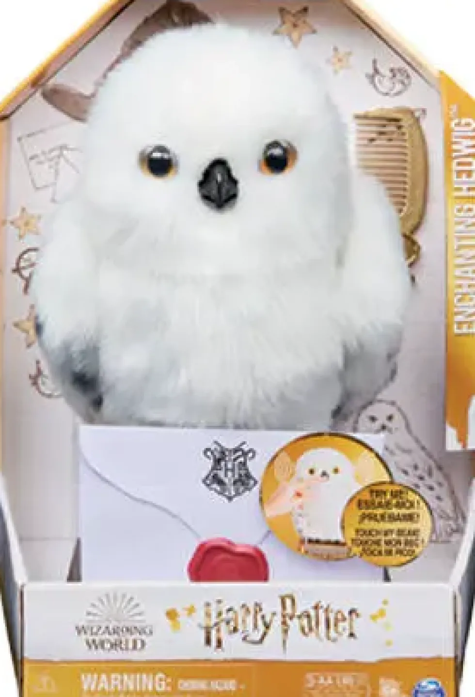 HARRY POTTER - PELUCHE HEDWIGE ENCHANTEE 30 CM