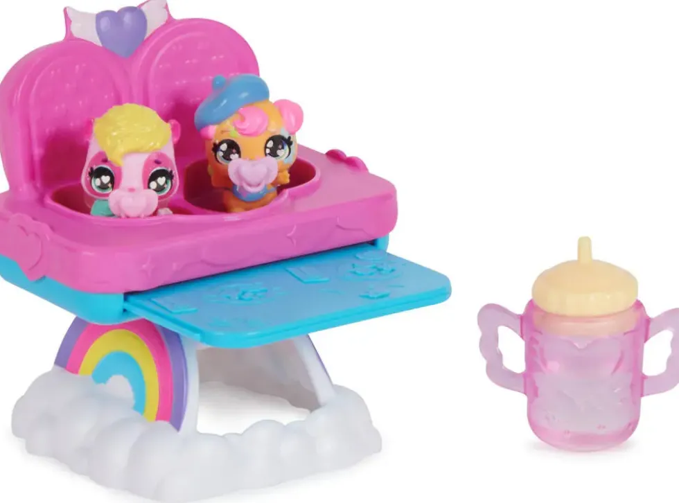 HATCHIMALS - PACK DE 2 HATCHIMALS + CHAISE HAUTE
