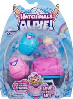 HATCHIMALS - PACK DE 2 HATCHIMALS + CHAISE HAUTE