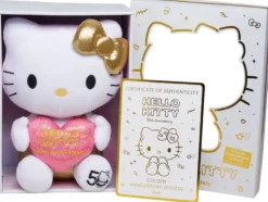 HELLO KITTY - PELUCHE 30 CM 50 EME ANNIVERSAIRE