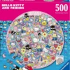 HELLO KITTY -PUZZLE ROND 500 PIECESUN TOURBILLON DE DOUCEUR