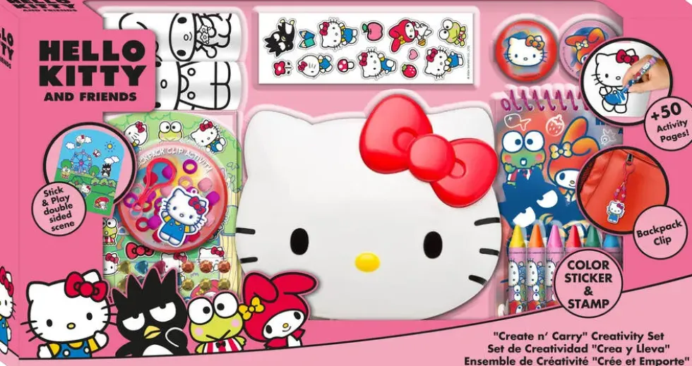 HELLO KITTY - SET CREATIF 3D MULTI ACTIVITES