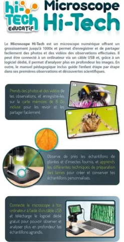HI TECH EDUCATIF MICROSCOPE NUMERIQUE