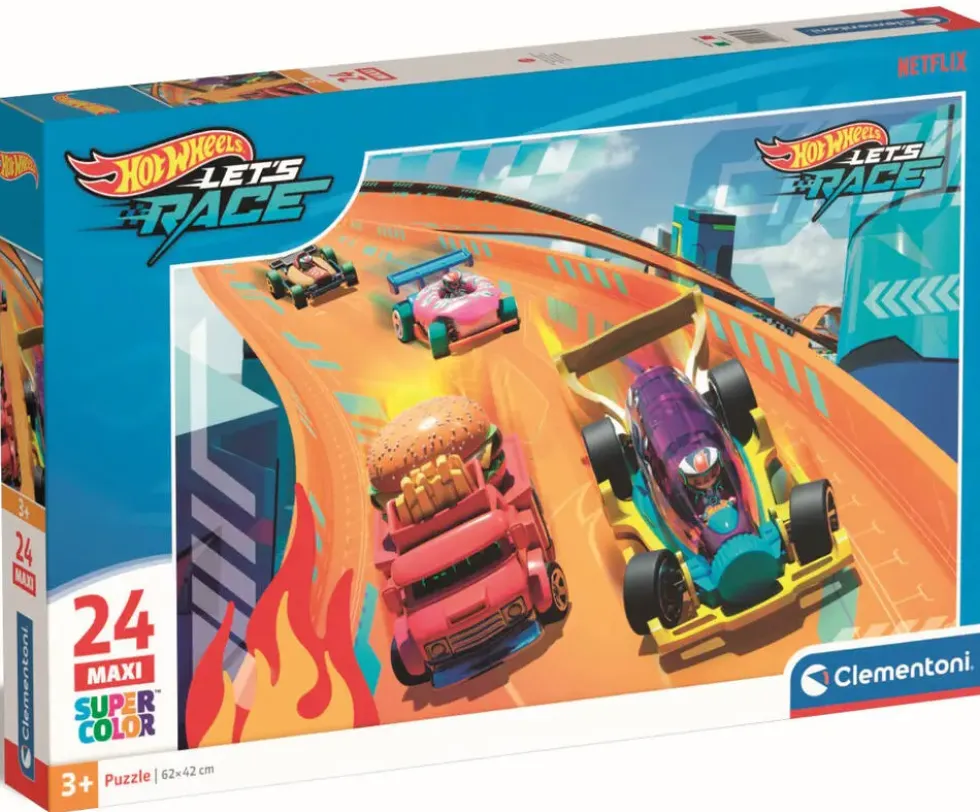 HOTWHEELS - PUZZLE 24 PIECES MAXI