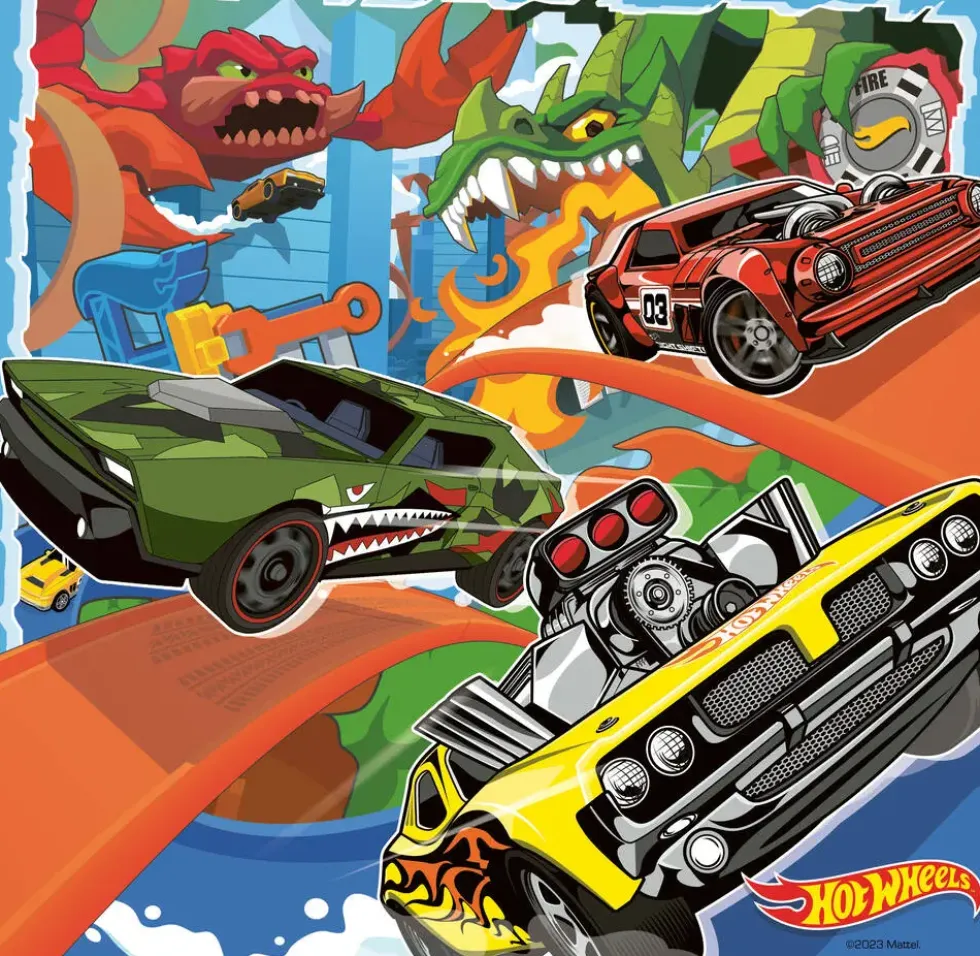 HOT WHEELS - PUZZ 3X49 PIECES- TOUT SIMPLEMENT LEGENDAIRE !