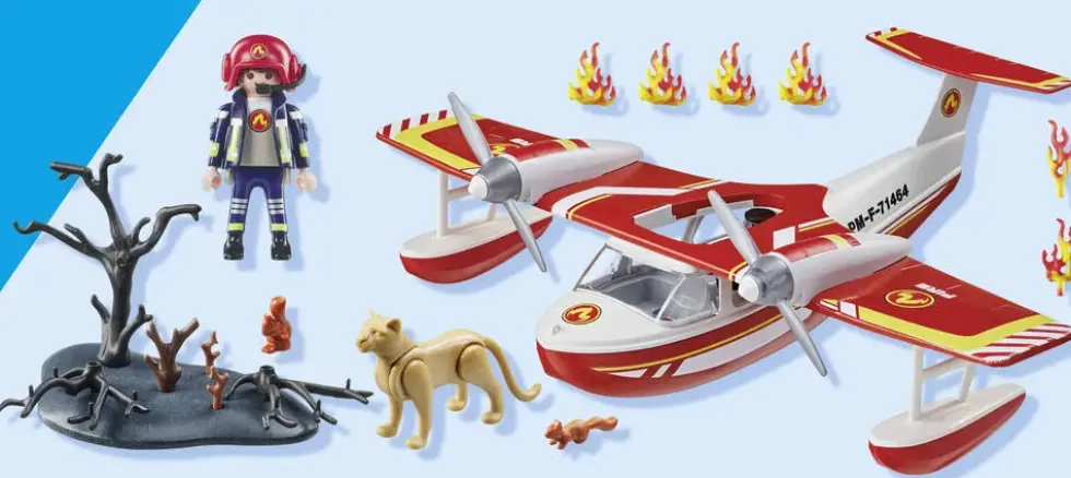 HYDRAVION AVEC POMPIER - 71463