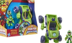 IRON MAN AND HIS AWESOME FRIENDS - FIGURINE ARMURE ET VEHICULE 2-EN-1 - IRON HULK