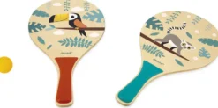 JANOD - RAQUETTES AVEC BALLE - BOIS