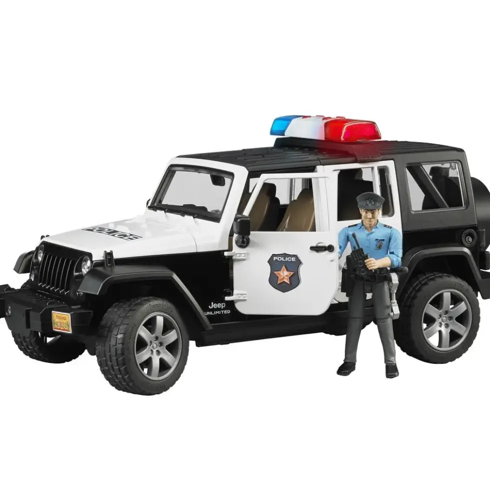 JEEP WRANGLER UNLIMITED RUBICON POLICE AVEC POLICIER