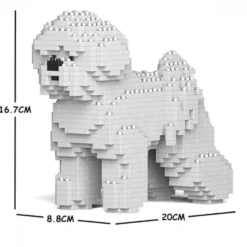 JEKCA BLOCS DE CONSTRUCTION -CHIEN BICHON A POIL FRISE