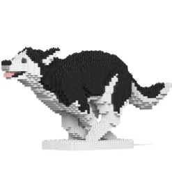 JEKCA BLOCS DE CONSTRUCTION - CHIEN HUSKY (4 EN 1) NOIR STANDARD