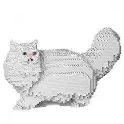 JEKCA BLOCS DE CONSTRUCTION -CHAT PERSAN BLANC