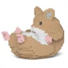 JEKCA BLOCS DE CONSTRUCTION -HAMSTER MARRON SUR LE DOS