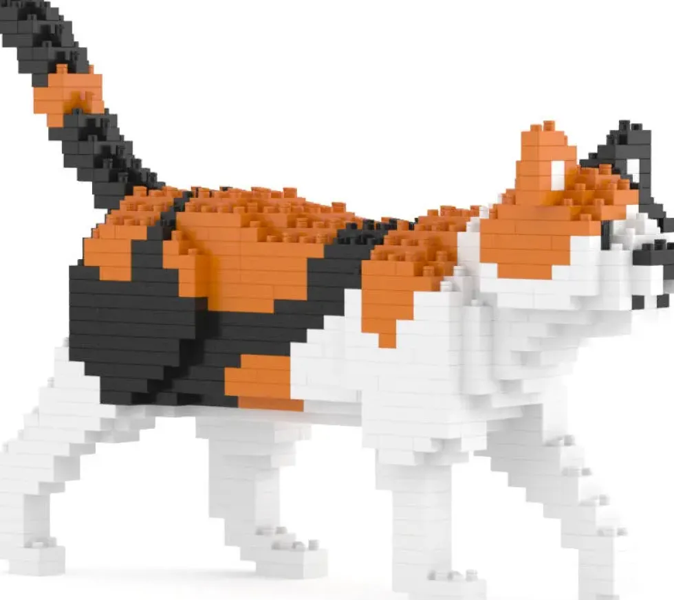 JEKCA BLOCS DE CONSTRUCTION-MINI CHAT CALICO