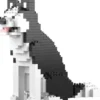 JEKCA BLOCS DE CONSTRUCTION - MINI HUSKY NOIR