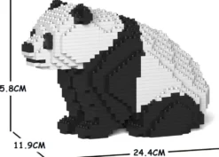JEKCA BLOCS DE CONSTRUCTION -PANDA ACCROUPI