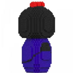 JEKCA BLOCS DE CONSTRUCTION -POUPEE KOKESHI BLEUE
