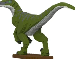 JEKCA BLOCS DE CONSTRUCTION -VELOCIRAPTOR VERT