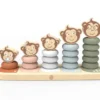 JEU A EMPILER LA FAMILLE SINGE