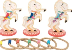 JEU D'ANNEAUX CHEVAUX