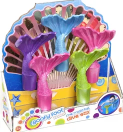 JEU DE 5 BATONS DE PLONGEE QUEUE DE SIRENE