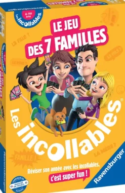 JEU DE 7 FAMILLES INCOLLABLES