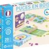 JEUX DE PUCES - 4 JEUX - PUCES EN BOIS