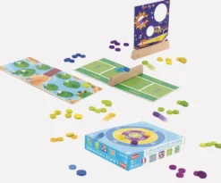 JEUX DE PUCES - 4 JEUX - PUCES EN BOIS