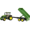 JOHN DEERE - TRACTEUR 5115M AVEC REMORQUE 1:16