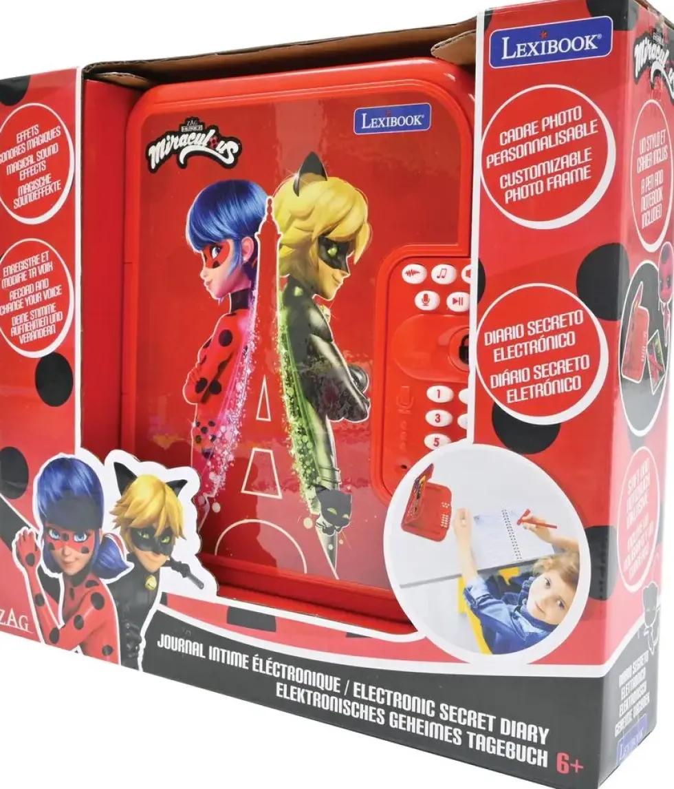 JOURNAL INTIME ELECTRONIQUE AVEC COFFRE-FORT MIRACULOUS