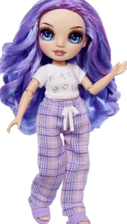 JUNIOR HIGH - POUPEE MANNEQUIN 22CM - VIOLET PYJAMA PARTY