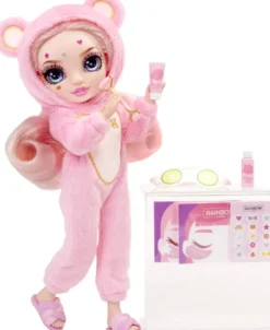 JUNIOR HIGH PYJAMA PARTY - POUPEE MANNEQUIN 22 CM - BELLA ROSE ET ACCESSOIRES