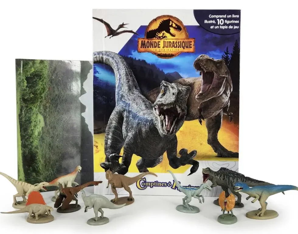 JURASSIC WORLD - COMPTINES ET FIGURINES