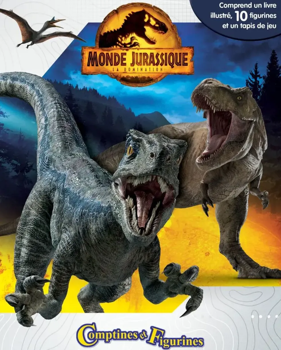 JURASSIC WORLD - COMPTINES ET FIGURINES