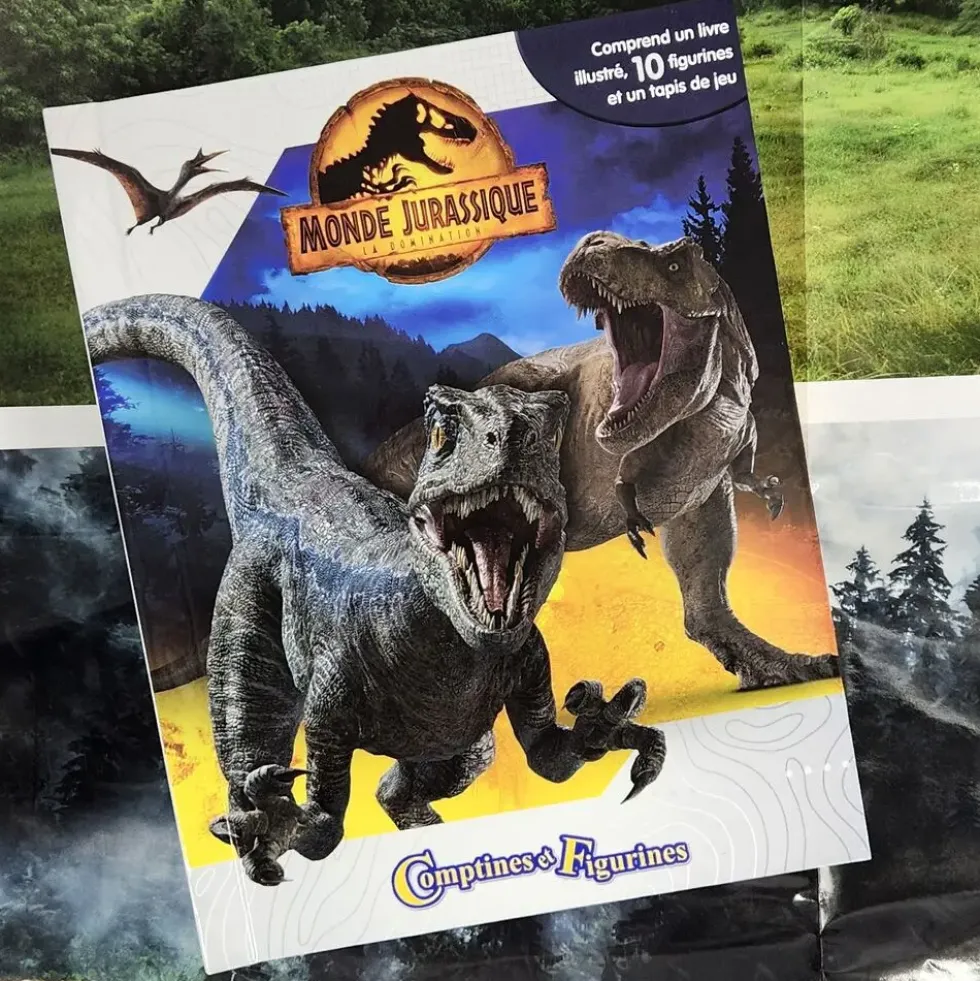 JURASSIC WORLD - COMPTINES ET FIGURINES