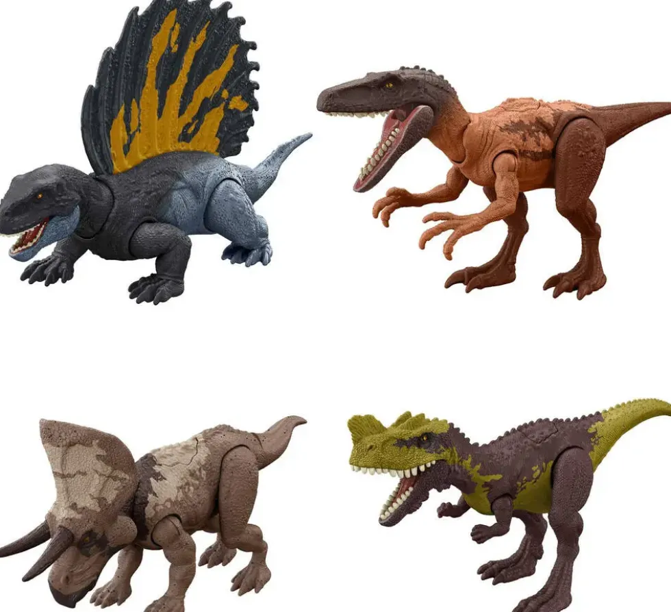 JURASSIC WORLD - DINOSAURE ATTAQUE SURPRISE - FIGURINE DINOS