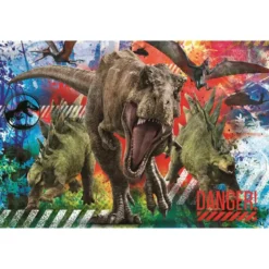 JURASSIC WORLD - PUZZLE SUPERCOLOR -60 PIECES MAXI