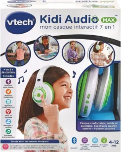 KIDIPODS MAX - MON CASQUE INTERACTIF 7 EN 1