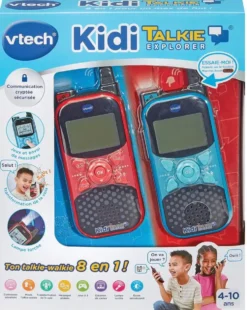 KIDI TALKIE EXPLORER - BLEU ET ROUGE