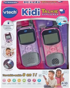 KIDI TALKIE EXPLORER -ROSE ET VIOLET