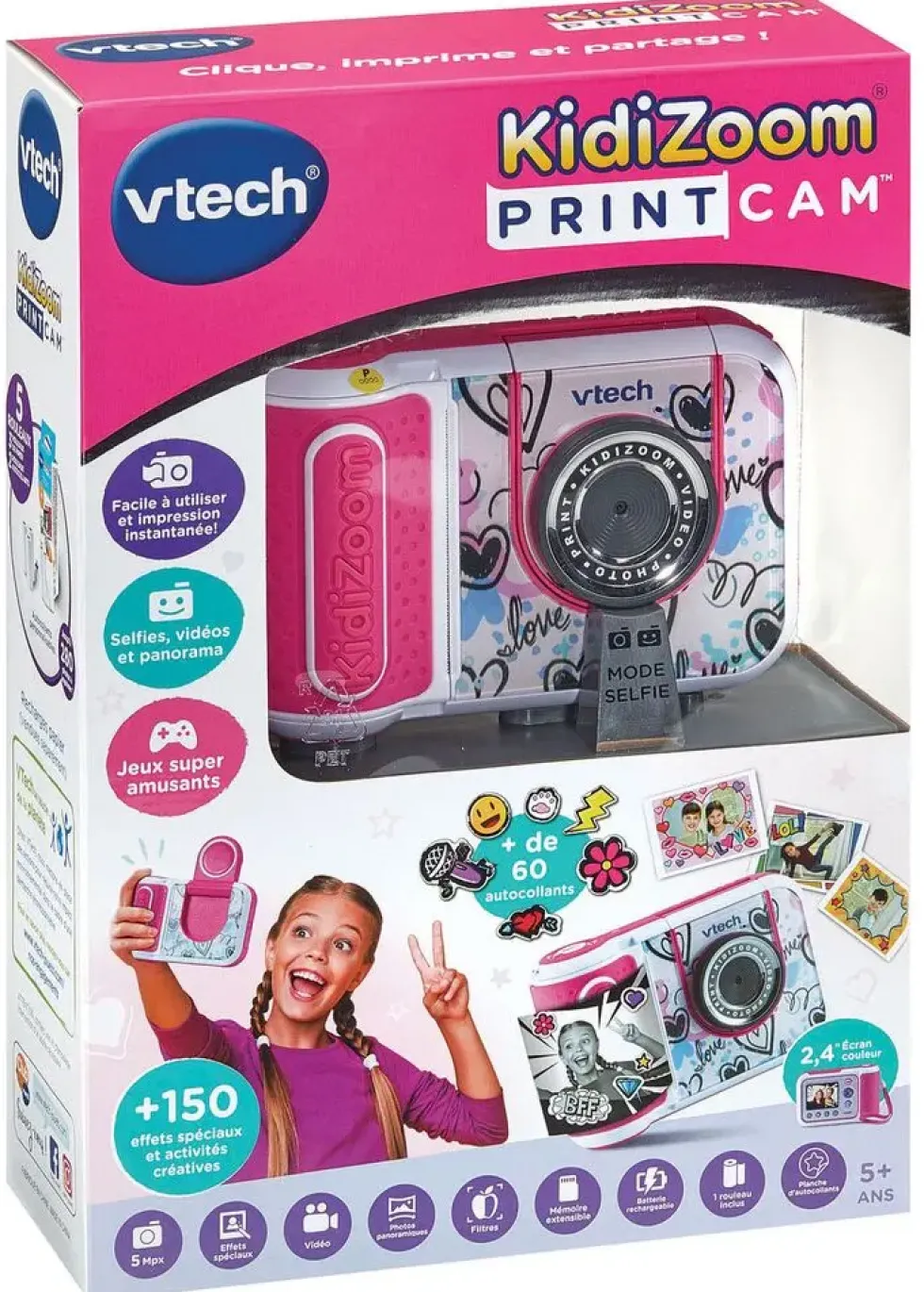 KIDIZOOM PRINT CAM ROSE